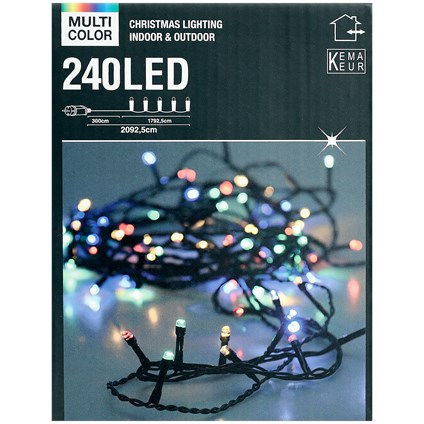 Lampki choinkowe kolorowe - 240 LED