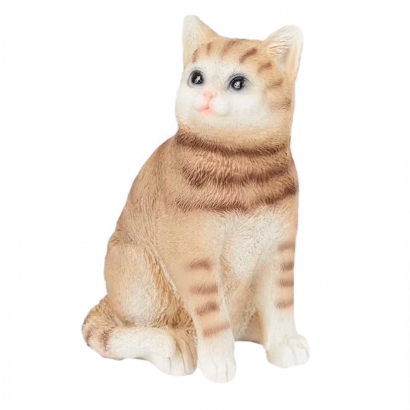 Figurka kot rudy siedzący