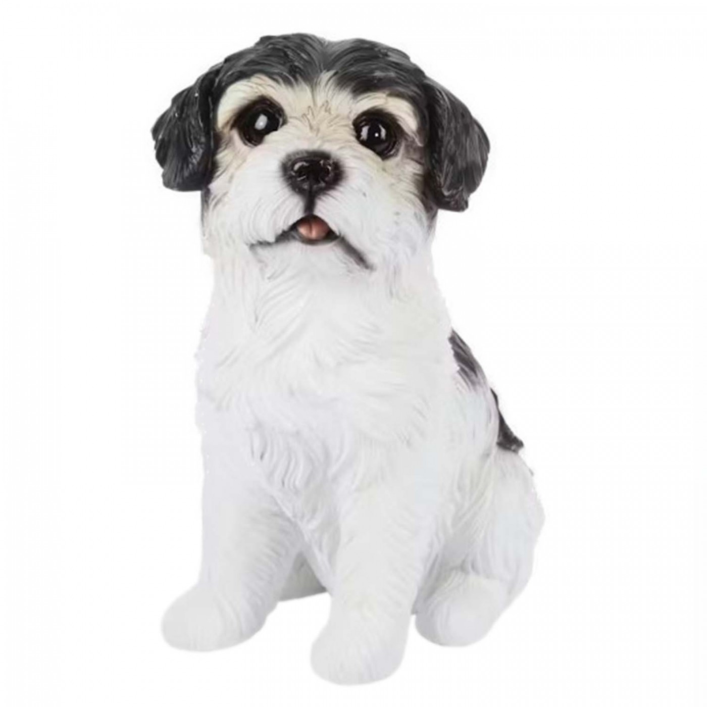 Figurka pies kundelek biały 26,5cm