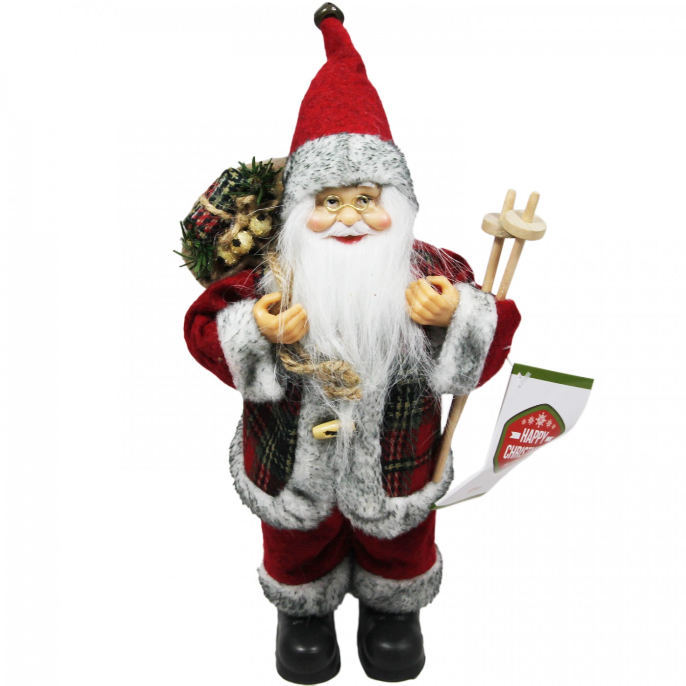 Figurka świąteczna dekoracyjna - Święty Mikołaj - 30 cm