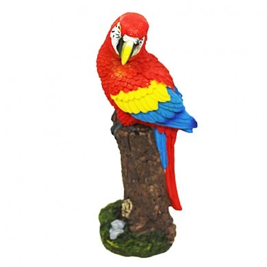 Figurka papuga - Ara - Czerwona