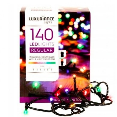 Lampki choinkowe kolorowe - 140 LED