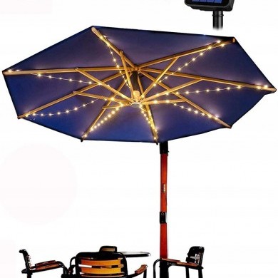 Oświetlenie solarne pod parasol