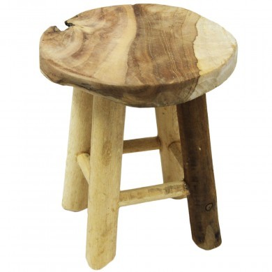 Taboret stolik drewniany mini podstawka pod doniczkę