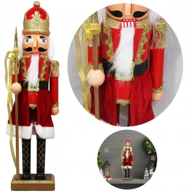 Dziadek do orzechów - duży - 60 cm - figurka świąteczna