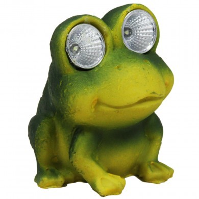 Figurka solarna - żaba - mała ogrodowa
