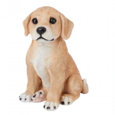 Figurka pies kundelek beżowy 26,5cm